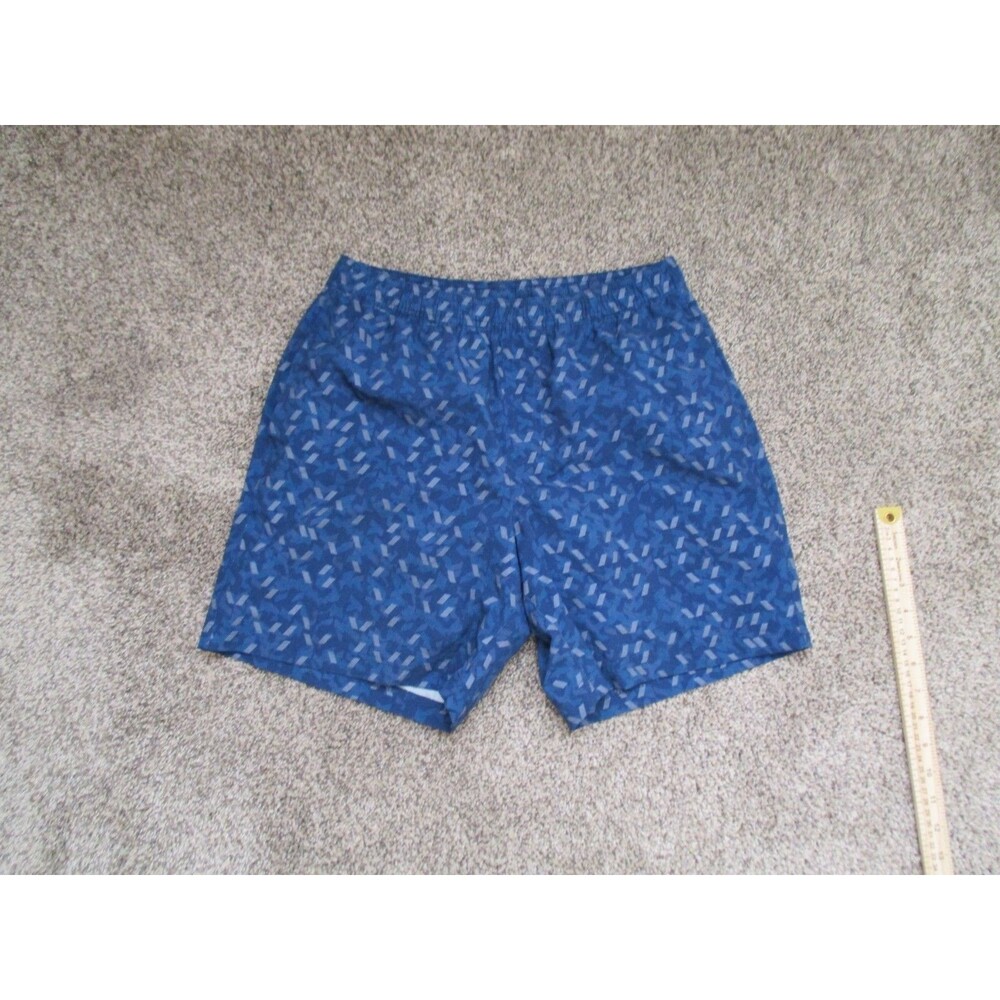 Chubbies The Quests Shorts Mens M 7 Inseam Blue geometric Compression Lined